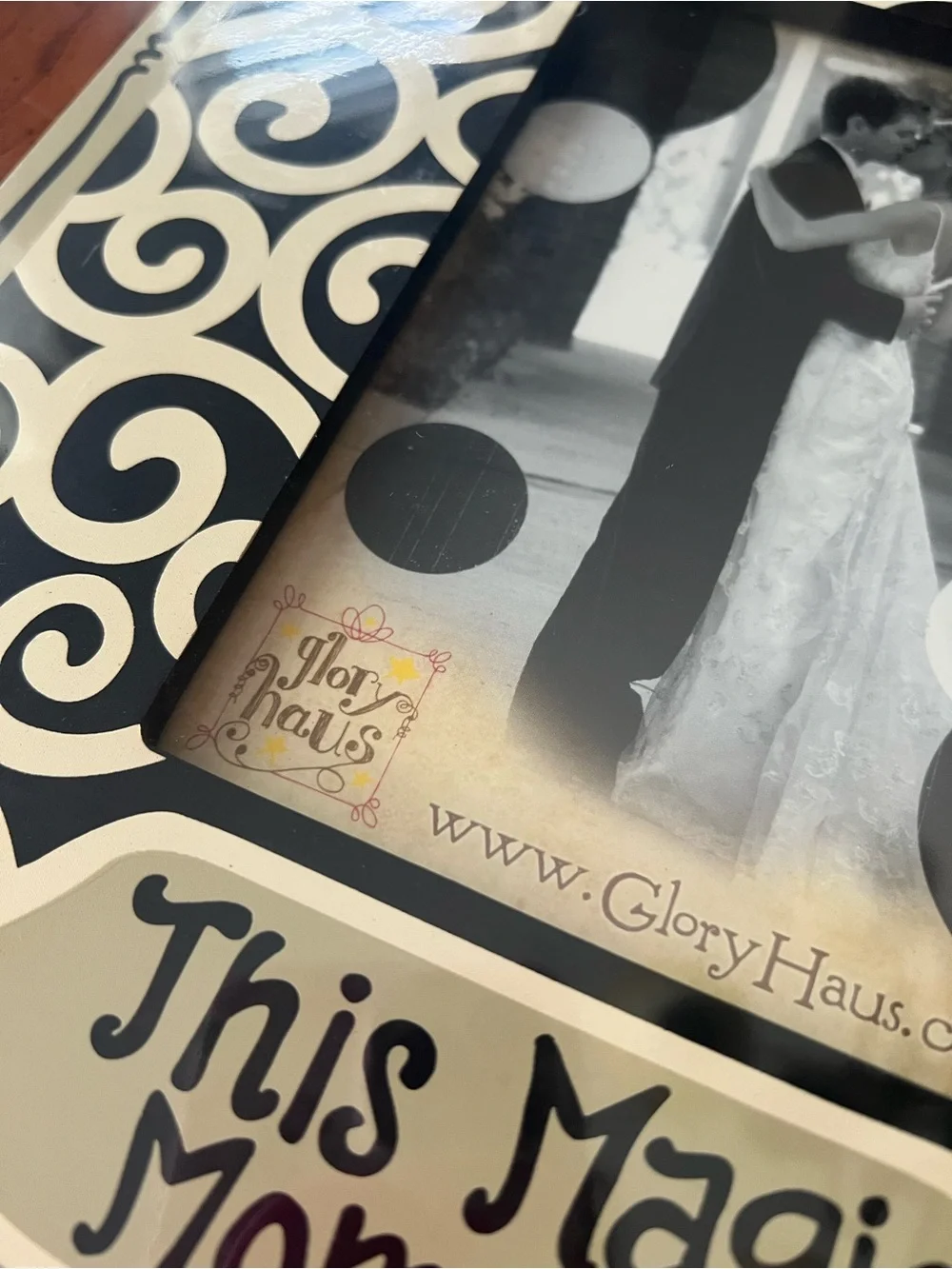 Glory Haus This Magic Moment 5x7 Wedding Photo Frame NIP